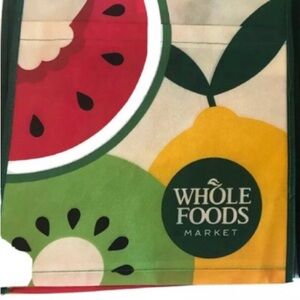 Whole Foods Reusable Bags Fruit print large size